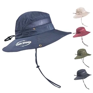 Summer Outdoor Breathable Mesh Bucket Hat