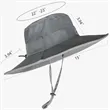 Summer Outdoor Breathable Mesh Bucket Hat | https://www.bestnamebadges.com