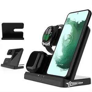 Wireless Charger Station 3 In 1 Fast Charging Stand