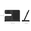 Wireless Charger Station 3 In 1 Fast Charging Stand | https://www.bestnamebadges.com
