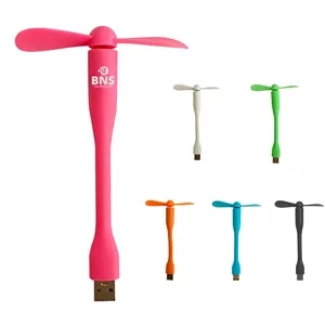 Custom Mini Portable USB Fan 3 - Speed Quiet Lightweight