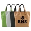 Custom Reusable Waterproof Tyvek Dupont Shoulder Tote Bag | https://www.bestnamebadges.com