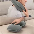Inflatable Travel Neck Pillow U Shaped Napping Pillowcase | https://www.bestnamebadges.com