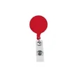 Custom Retractable ID Card Badge Holder w/ Crocodile Clip | https://www.bestnamebadges.com