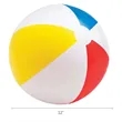 Summer Outdoor Rainbow Color PVC Sports Pool Beach Ball | https://www.bestnamebadges.com
