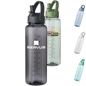 Water Bottle with Measurements, 40 oz. | https://www.bestnamebadges.com