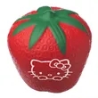 Strawberry Shaped Stress Reliever w/ Custom Logo | https://www.bestnamebadges.com