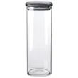 Meridian Glass Storage Jars, 71 oz. | https://www.bestnamebadges.com