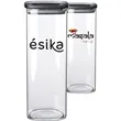 Meridian Glass Storage Jars, 71 oz. | https://www.bestnamebadges.com