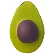 Avocado Shaped Stress Reliever w/ Custom Logo | https://www.bestnamebadges.com