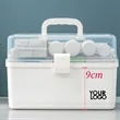 Three-layer Storage Organizer Medicine Box With Handle | https://www.bestnamebadges.com