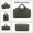 Canvas Duffel Bag Travel | https://www.bestnamebadges.com