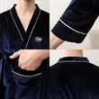 Unisex Velvet Bathrobes | https://www.bestnamebadges.com