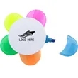 Custom Flower Shaped Multi-Color Highlighter | https://www.bestnamebadges.com