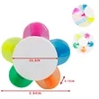 Custom Flower Shaped Multi-Color Highlighter | https://www.bestnamebadges.com