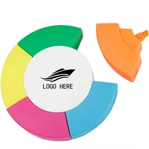Customizable Round Multicolor Highlighter
