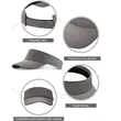 Sport  Empty Top  Sun Visor Caps | https://www.bestnamebadges.com
