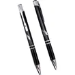 Customizable Push Button Ballpoint Pen | https://www.bestnamebadges.com