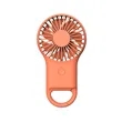 Rechargeable Handheld Fan With Carabiner | https://www.bestnamebadges.com