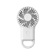 Rechargeable Handheld Fan With Carabiner | https://www.bestnamebadges.com