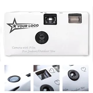 17 Photos Disposable Black & White Film Camera with Flash