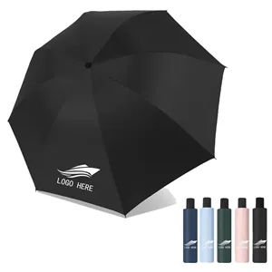 Manual Three Fold Advertising Umbrella
