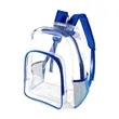 Clear Backpack Heavy Duty See Through Bookbag | https://www.bestnamebadges.com