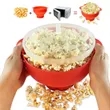 Microwave Popcorn Popper Maker Collapsible Bowl with Handles | https://www.bestnamebadges.com