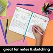 A5 Lined Journal Notebook | https://www.bestnamebadges.com