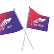 Custom Hand Waving Flag | https://www.bestnamebadges.com