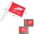 Custom Hand Waving Flag | https://www.bestnamebadges.com