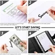 A6 PU Leather Budget Binder | https://www.bestnamebadges.com