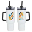 Outpost 40 oz Stainless Steel/Polypropylene Mug | https://www.bestnamebadges.com