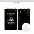 Waterproof Notebook | https://www.bestnamebadges.com