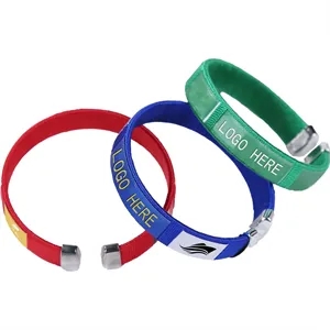 Custom Sport Weaving Flag Wristbands