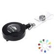 Custom Round Retractable Badge Holder | https://www.bestnamebadges.com