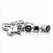4pcs Tire Valve Stem Caps And Keychain Set Accessories Decal | https://www.bestnamebadges.com