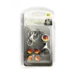 4pcs Tire Valve Stem Caps And Keychain Set Accessories Decal | https://www.bestnamebadges.com