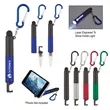 5-In-1 Light Up Stylus Touchscreen Carabiner Ballpoint Pen | https://www.bestnamebadges.com