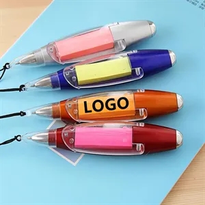 3 in 1 Flashlight Light-up Multifunction Ballpoint Pen