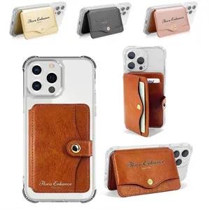 Foldable card bag on the back of mobile phone