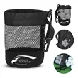 Versatile Golf Ball Carrying Bag with Drawstring Closure | https://www.bestnamebadges.com