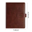 A5 Journal Binder Leather Premium Business Diary Notebook | https://www.bestnamebadges.com