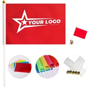 Spring Outdoor Garden Party Festive Hand-Waving Flag