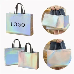 Colorful Laser Non Woven Tote Bag