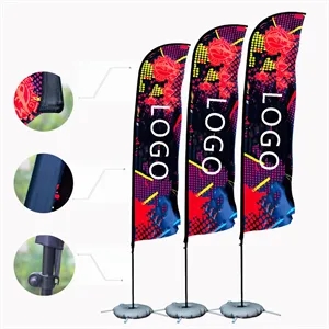 Knife Advertising Beach Flags