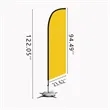 Knife Advertising Beach Flags | https://www.bestnamebadges.com