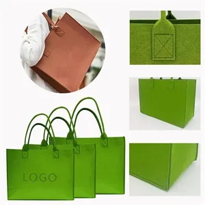 Large-Capacity Felt Shopping Tote Bag