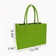 Large-Capacity Felt Shopping Tote Bag | https://www.bestnamebadges.com