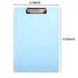 A4 Colorful Transparent Plastic Clipboard | https://www.bestnamebadges.com